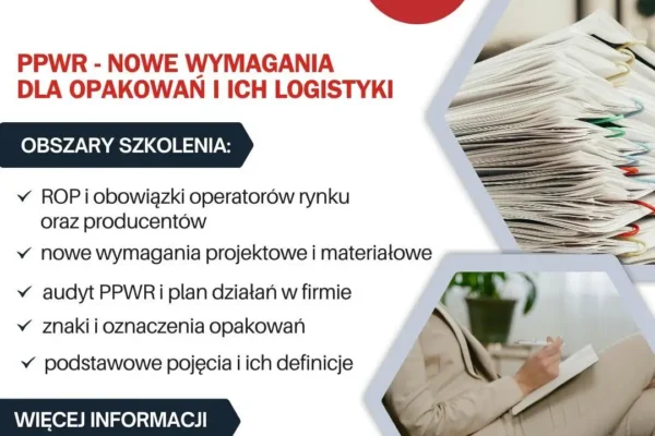 Szkolenie o nowych wymaganiach dla opakowań – PPWR w Lesznie