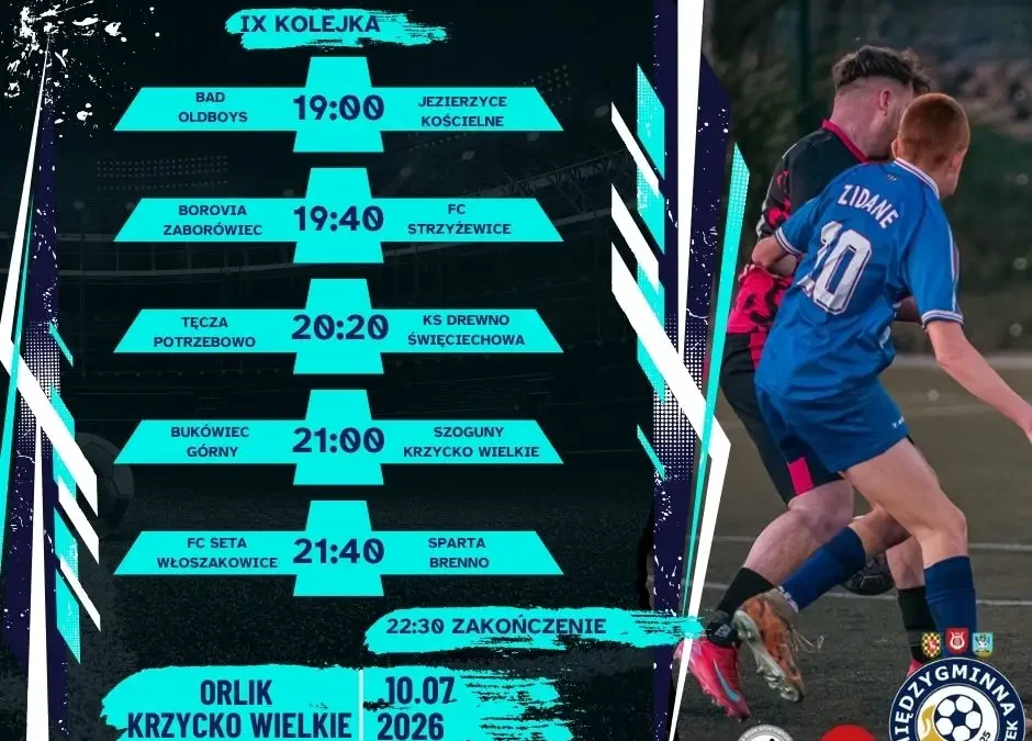 Ostatnia kolejka Międzygminnej Ligi Szóstek – emocje gwarantowane!