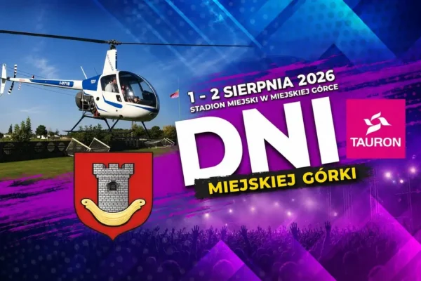 Loty widokowe helikopterem podczas Dni Miejskiej Górki 2026