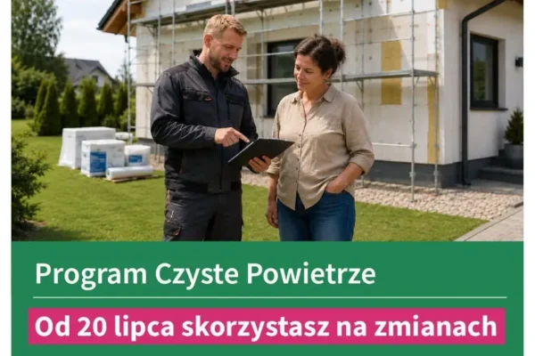 Nowe zasady w programie „Czyste Powietrze” od 20 lipca 2026