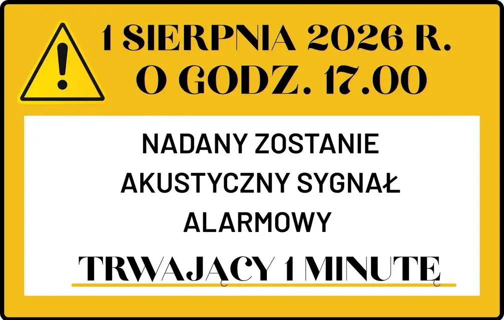 1 sierpnia 2026 r. zawyją syreny alarmowe w 82. rocznicę Powstania Warszawskiego