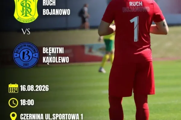 Zapraszamy na pierwszy domowy mecz sezonu w Czerninie
