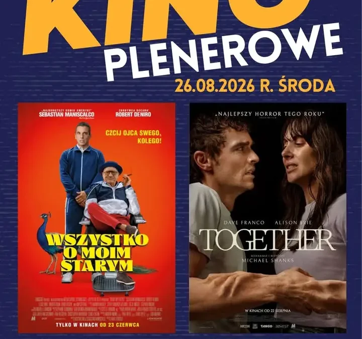 Kino Plenerowe w Bojanowie: filmy, leżaki i popcorn pod gwiazdami