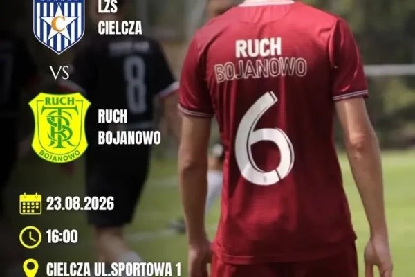 Trzecia kolejka ligowa: LZS Cielcza podejmie TS Ruch