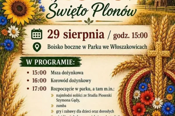 Włoszakowice: pierwsze od 20 lat sołeckie dożynki już dziś! Sprawdź program