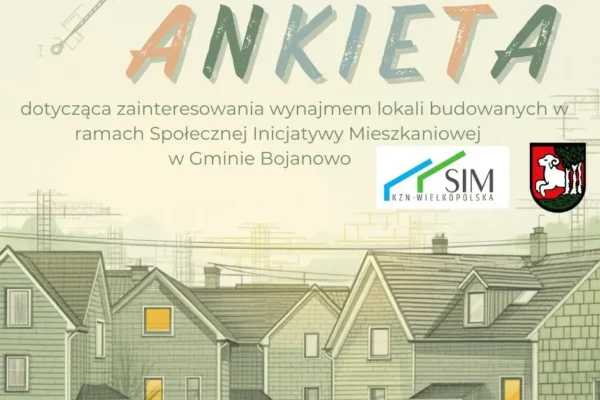 Gmina Bojanowo bada zainteresowanie wynajmem mieszkań w ramach SIM
