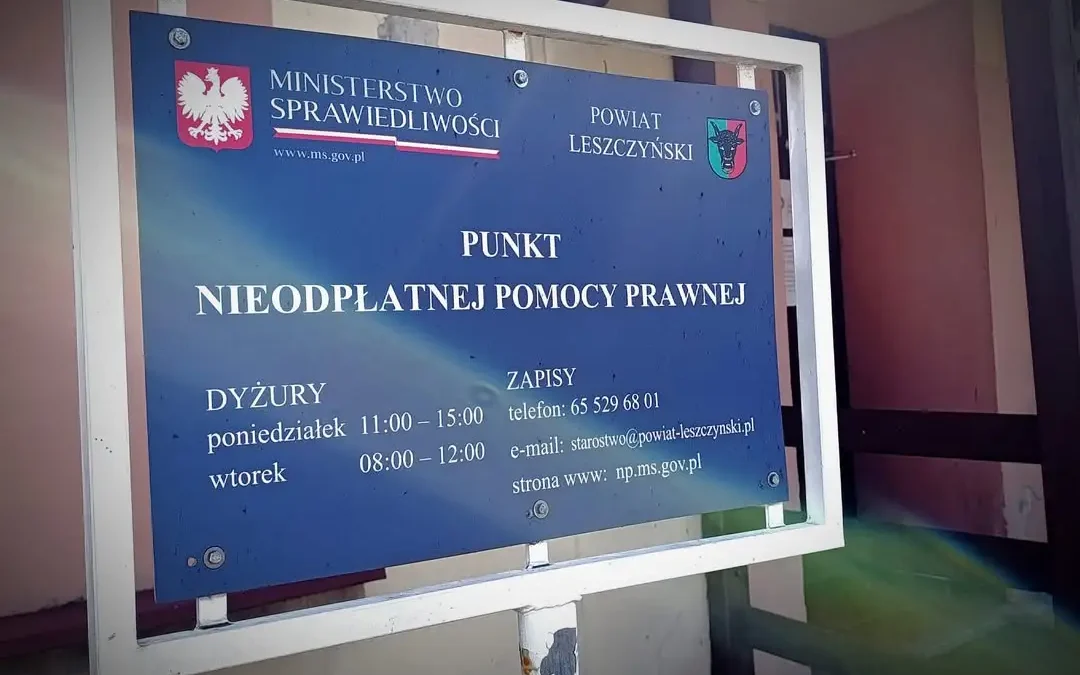 Bezpłatne porady prawne we Włoszakowicach – nowa lokalizacja i godziny przyjęć