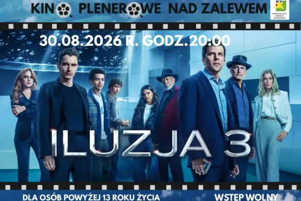 Kino plenerowe nad zalewem – niedziela, godz. 20:00
