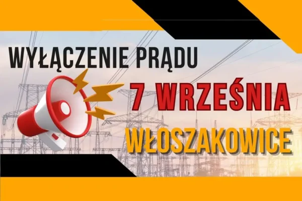 Planowane wyłączenie prądu we Włoszakowicach 7 września – ulica Zielona bez zasilania