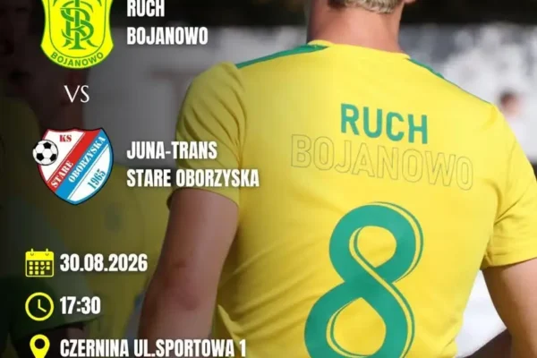 4. kolejka: Ruch Czernina podejmie beniaminka LZS Juna-Trans Stare Oborzyska
