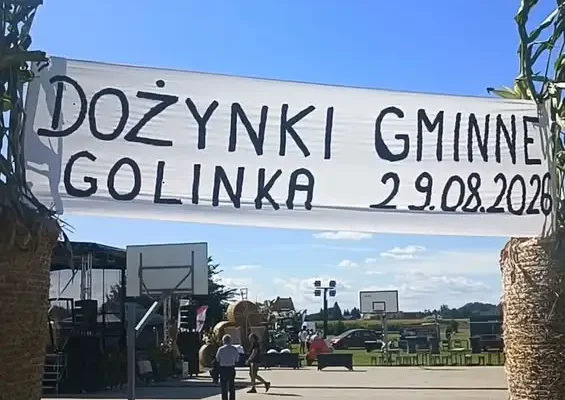 Podziękowania za Gminne Dożynki w Golince