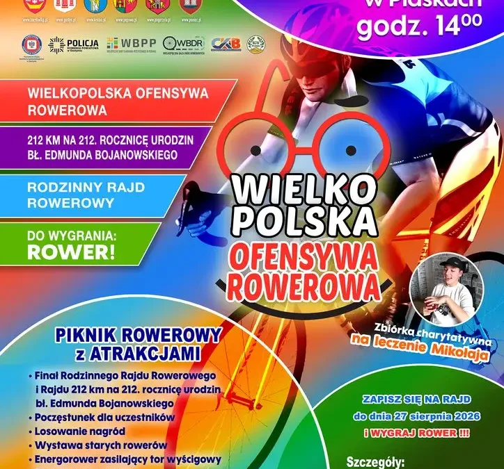 Ruszają zapisy na Wielkopolską Ofensywę Rowerową – wielkie święto rowerzystów w Piaskach