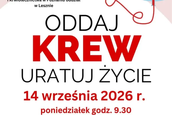 Bojanowo: w poniedziałek zbiórka krwi w remizie OSP