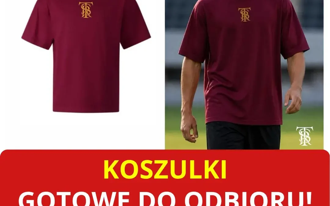 Koszulki kibiców gotowe do odbioru w Bojanowie