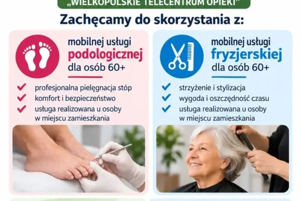 Bezpłatne usługi fryzjerskie i podologiczne dla seniorów z Miejskiej Górki