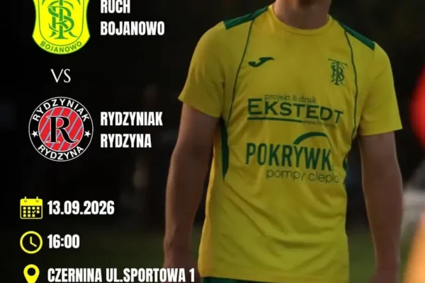 TS Ruch zaprasza na 6. kolejkę Klasy Okręgowej. Mecz w Czerninie
