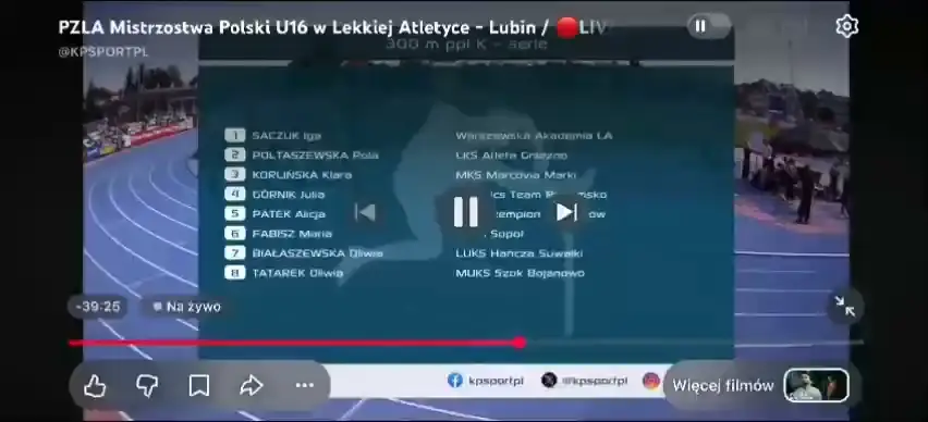 Oliwia Tatarek upadła na ostatnim płotku, ale dobiegła do mety – sportowy dramat w Lubinie