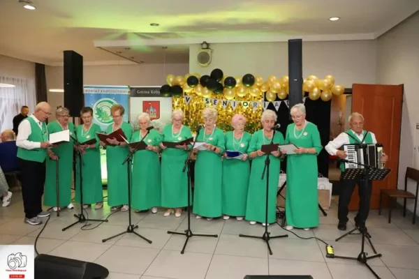 Zespół „Pod Klonem” na V Festiwalu Piosenki Senioralnej w Kobylinie