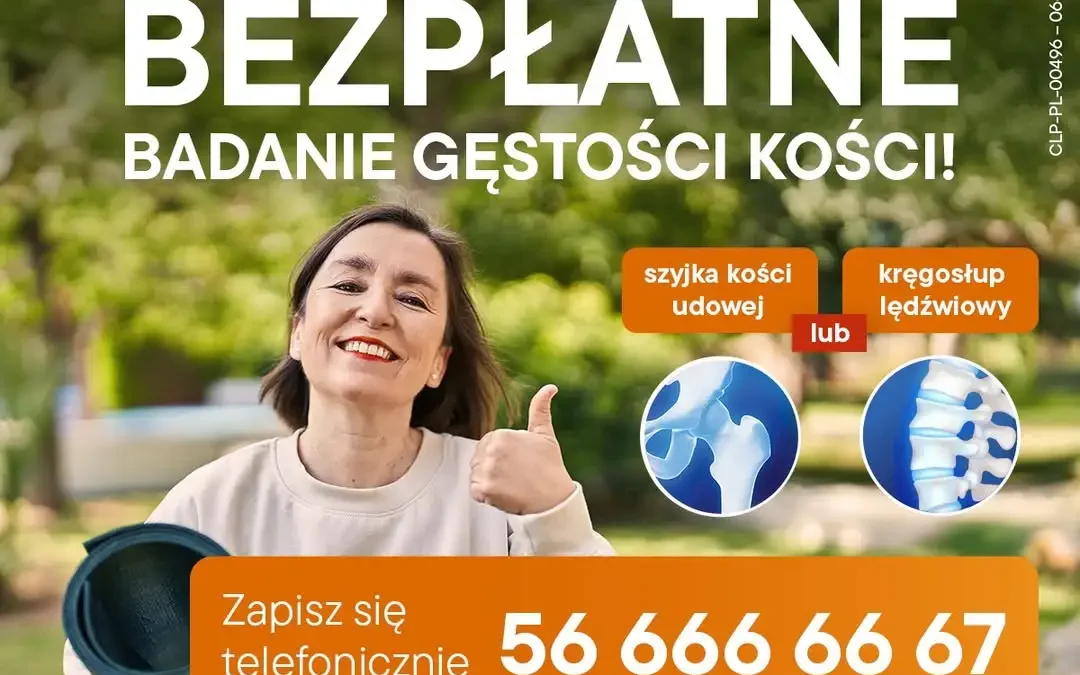 Bezpłatne badania osteoporozy w Bojanowie – 29 września