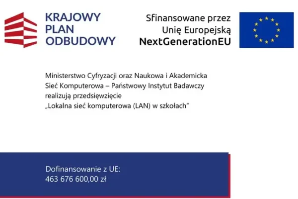 Miejska Górka modernizuje szkolne sieci LAN dzięki funduszom z KPO