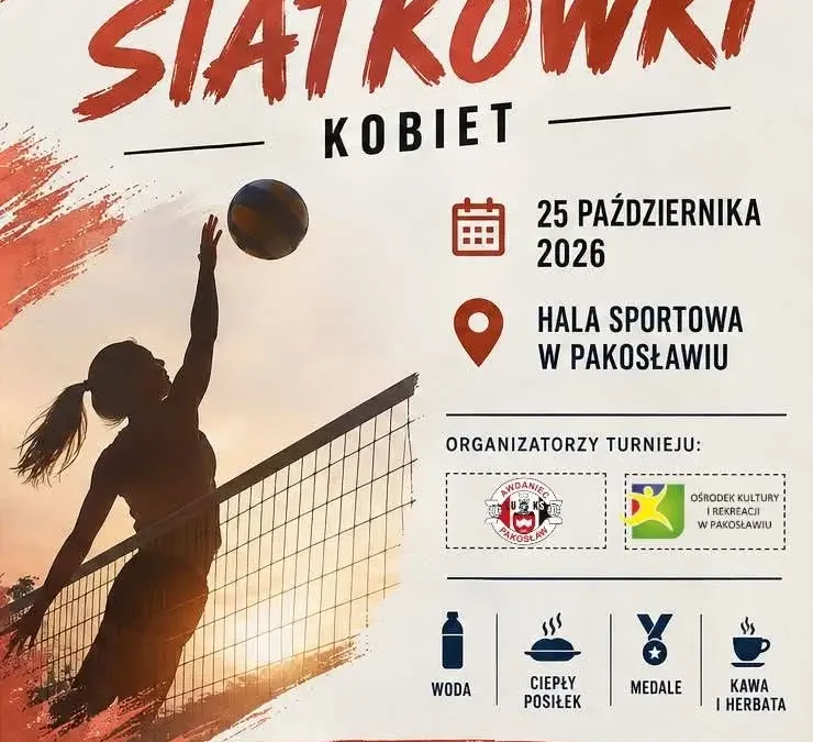 Weekend z siatkówką w Pakosławiu – zapisy trwają