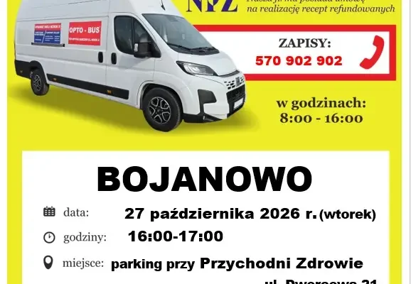 Bezpłatne badanie wzroku w Bojanowie – 27 października 2026