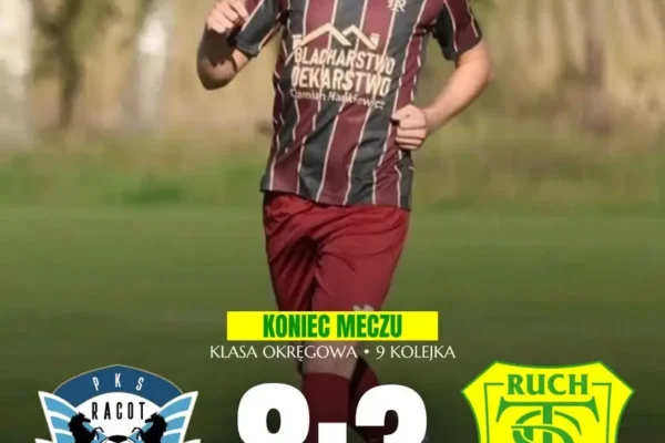 PKS Racot rozbił TSRuch Bojanowo 8:3. Kibice nie mają powodów do radości