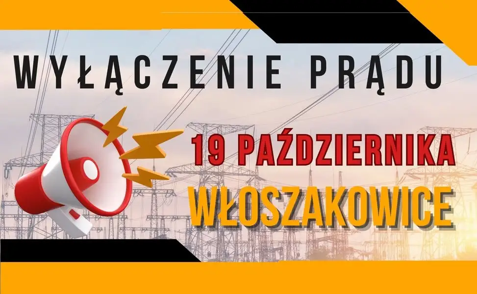 Planowane wyłączenie prądu we Włoszakowicach – 19 października