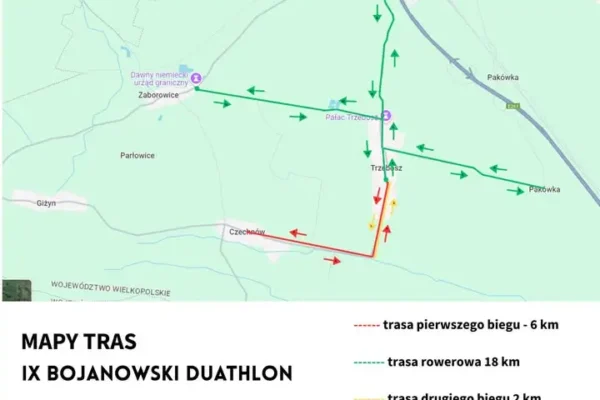 IX Bojanowski Duathlon – zmiany w organizacji ruchu 17 października