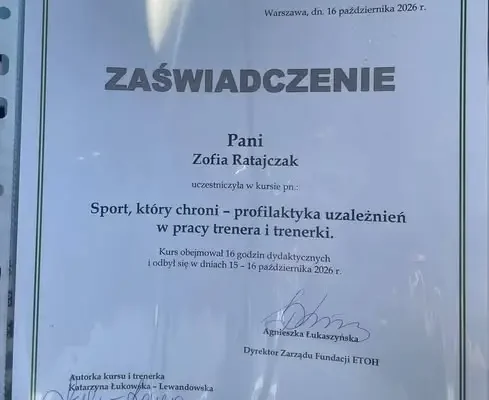 Trenerzy z Bojanowa na szkoleniu o profilaktyce uzależnień w Warszawie
