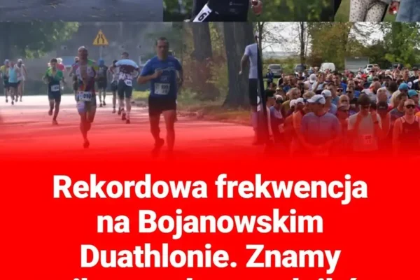 Rekordowa frekwencja na Bojanowskim Duathlonie – 180 zawodników na starcie