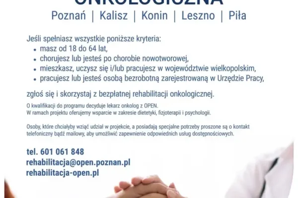 Bezpłatna rehabilitacja onkologiczna „Aktywni mimo raka” – kto może skorzystać?